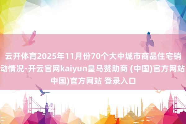 云开体育2025年11月份70个大中城市商品住宅销售价钱变动情况-开云官网kaiyun皇马赞助商 (中国)官方网站 登录入口
